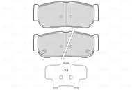 VALEO Brake pads 601724 - Brake Pads
