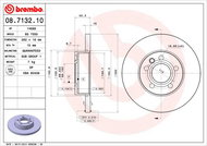 BREMBO brake disc 08.7132.10, set of 2 - Brake Disc