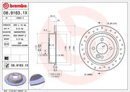 BREMBO brake disc 08.9163.1X, set of 2 - Brake Disc
