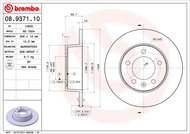 BREMBO brake disc 08.9371.10, set of 2 - Brake Disc