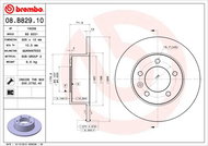 BREMBO brake disc 08. B829.10, set of 2 - Brake Disc