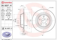 BREMBO brake disc 08. N257.41, set of 2 - Brake Disc