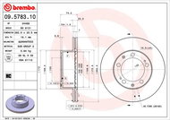 BREMBO brzdový kotouč 09.5783.10, sada 2 ks - Brake Disc