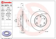 BREMBO brzdový kotouč 09.5873.10, sada 2 ks - Brake Disc