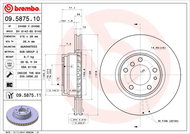 BREMBO brzdový kotouč 09.5875.11, sada 2 ks - Brake Disc
