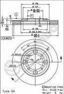 BREMBO brzdový kotouč 09.6705.10, sada 2 ks - Brake Disc