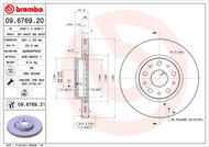 BREMBO brzdový kotouč 09.6769.21, sada 2 ks - Brake Disc