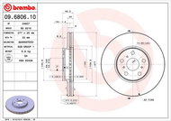 BREMBO brzdový kotouč 09.6806.10, sada 2 ks - Brake Disc