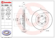 BREMBO brzdový kotouč 09.6866.10, sada 2 ks - Brake Disc