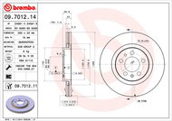 BREMBO Kotouč brzd OCT 280 BREMBO 09.7012.11, sada 2 ks - Brake Disc