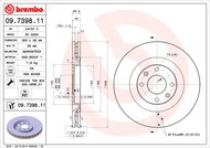 BREMBO brzdový kotouč 09.7398.11, sada 2 ks - Brake Disc