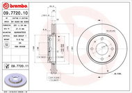 BREMBO brzdový kotouč 09.7720.10, sada 2 ks - Brake Disc