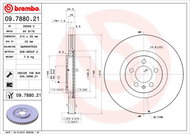 BREMBO brzdový kotouč 09.7880.21, sada 2 ks - Brake Disc