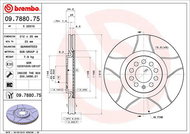 BREMBO brzdový kotouč 09.7880.75, sada 2 ks - Brake Disc