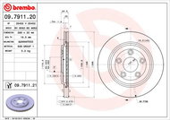 BREMBO brzdový kotouč 09.7911.20, sada 2 ks - Brake Disc