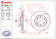 BREMBO brzdový kotouč 09.8066.14, sada 2 ks - Brake Disc
