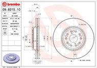 BREMBO brzdový kotouč 09.8315.10, sada 2 ks - Brake Disc