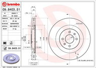 BREMBO brzdový kotouč 09.8403.51, sada 2 ks - Brake Disc