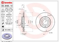 BREMBO brzdový kotouč 09.8483.11, sada 2 ks - Brake Disc