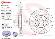 BREMBO brake disc 09.8485.1X, set of 2 - Brake Disc