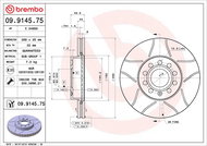 BREMBO Kotouč brzd OC2 288 BREMBO MAX 09.9145.75, sada 2 ks - Brzdový kotouč