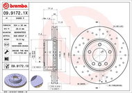 BREMBO brake disc 09.9172.1X, set of 2 - Brake Disc