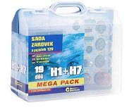 COMPASS  MEGA H1+H7+biztosítékok, pót készlet 12V - Izzókészlet