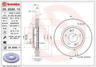 BREMBO brzdový kotouč 09.9598.11, sada 2 ks - Brzdový kotouč