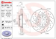 BREMBO brzdový kotouč 09.9772.1X, sada 2 ks - Brzdový kotouč