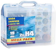 COMPASS MEGA H4+H4+poistky, náhradná súprava, 12 V - Sada žiaroviek do auta