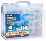 COMPASS  MEGA H4+H4+ biztosítékok, tartalék szett 12V - Izzókészlet