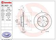BREMBO brake disc 09. A421.10, set of 2 - Brake Disc