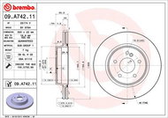 BREMBO brake disc 09. A742.11, set of 2 - Brake Disc