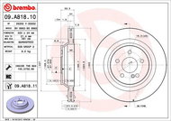 BREMBO brake disc 09. A818.11, set of 2 - Brake Disc