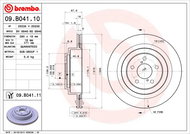 BREMBO brake disc 09. B041.11, set of 2 - Brake Disc