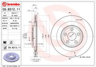 BREMBO brake disc 09. B312.11, set of 2 - Brake Disc