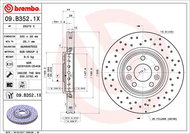 BREMBO brake disc 09. B352.1X, set of 2 - Brake Disc