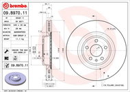BREMBO brake disc 09. B970.11, set of 2 - Brake Disc