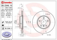 BREMBO brake disc 09. C349.11, set of 2 - Brake Disc