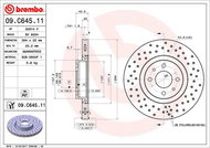 BREMBO brzdový kotouč 09.C645.11, sada 2 ks - Brake Disc