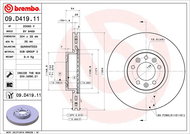 BREMBO brake disc 09. D419.11, set of 2 - Brake Disc