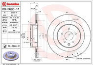 BREMBO brake disc 09. D690.11, set of 2 - Brake Disc