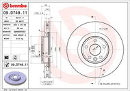 BREMBO brake disc 09. D749.11, set of 2 - Brake Disc