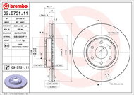 BREMBO brake disc 09. D751.11, set of 2 - Brake Disc