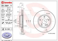 BREMBO brake disc 09. D881.11, set of 2 - Brake Disc