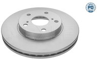MEYLE brake disc 30-15 521 0117/PD, set of 2 - Brake Disc
