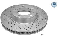 MEYLE brake disc 483 521 0016/PD, set of 2 - Brake Disc