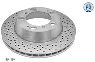 MEYLE brake disc 483 523 0005/PD, set of 2 - Brake Disc