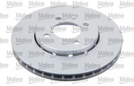 VALEO brake disc 672619, set of 2 - Brake Disc