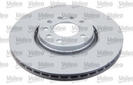 VALEO brake disc 672639, set of 2 - Brake Disc